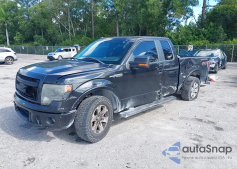 2014 Ford F150 Fx2 из США, поврежденный, VIN 1FTFX1CF8EKF69489
